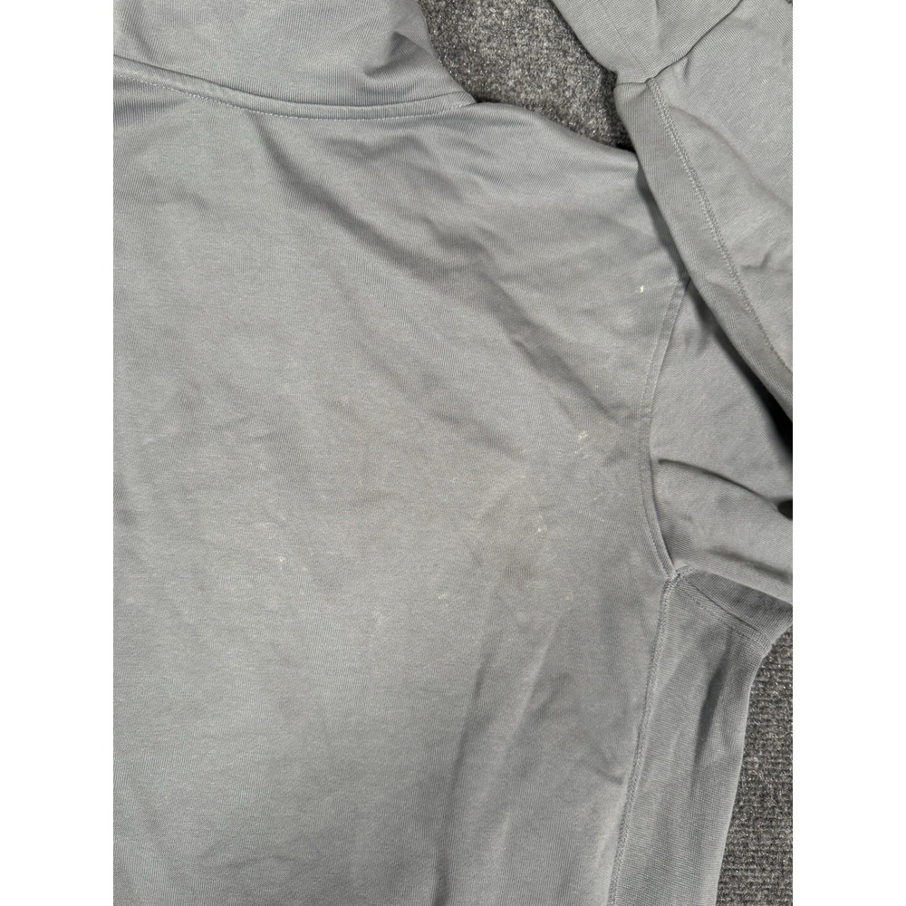 Nike Dri-Fit Standard Issue 1/4 Zip Gray Heavy Sweatshirt Pullover Mens Medium - Picture 14 of 14